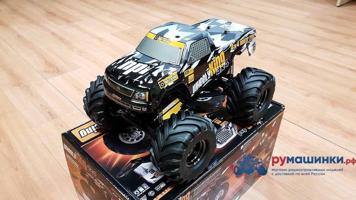 Купить Монстр электро - HPI WHEELY KING 4X4 (NEW)-HPI-106173 Купить с  доставкой